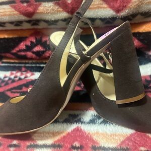 Jessica Simpson Dark Brown Slingback Heels